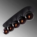 Lustra, Fulgor, 942FLG1393, Metal, Negru