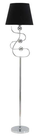 Lampadar silver bal, mauro ferretti, 1 x e27, 40w, Ø 37x169 cm, fier