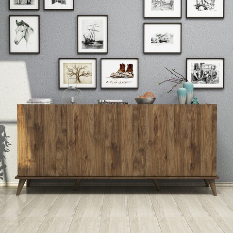 Bufet inferior elegante, mezza, 180x45x80.8 cm, maro