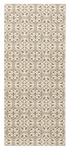 Covor Gloria, Hanse Home, 80x300 cm, polipropilena, maro/bej