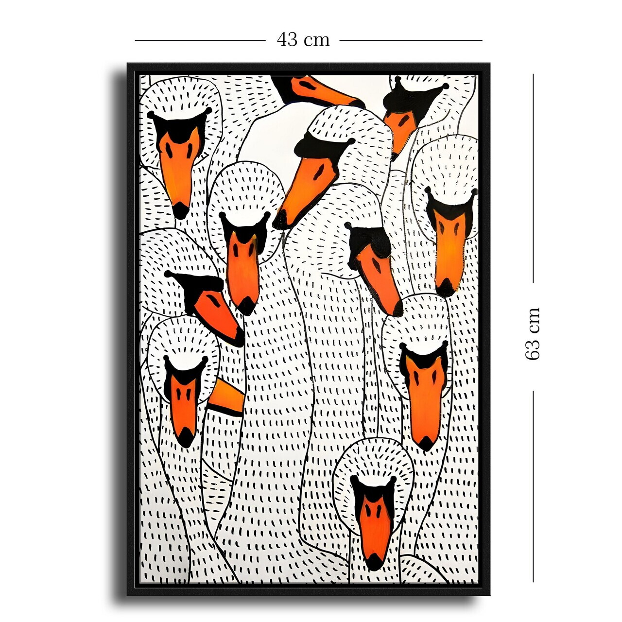 Tablou decorativ, 4363Lcsyh-020, Cadru: PVC (Grosime: 5 cm), Multicolor — imaginea 5