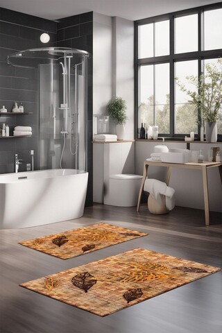 Set covorase de baie, Cartwright, CT-5361, Poliester, Multicolor