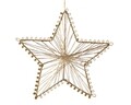 Decoratiune Star, Decoris, 15x0.5 cm, metal, auriu