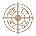 Ceas de perete, Metal Wall Clock 33, Metal, Dimensiune: 49 x 49 cm, Cupru