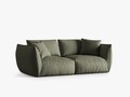 Canapea modulara 4 locuri, Chris-259, Micadoni Home, 260x100x80 cm, tesatura structurata chenille, verde deschis