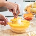 Set pentru a pregati chipsuri la microunde cu mandolina si retete Chipit InnovaGoods