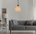 Lustra, 190 - JB, FullHouse, 24 x 55 cm, 1 x E27, 60W, alb/maro
