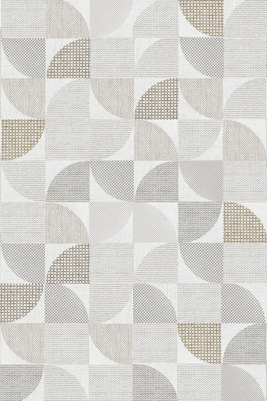 Covor, DC-7518-12, 80x300 cm, Poliester, Bej — imaginea 2
