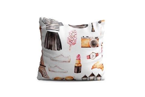 Perna decorativa fashion, oyo kids, 43x43 cm, poliester, multicolor