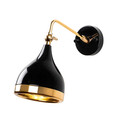 Aplica de perete, Opviq, 892OPV1360, Metal, Negru