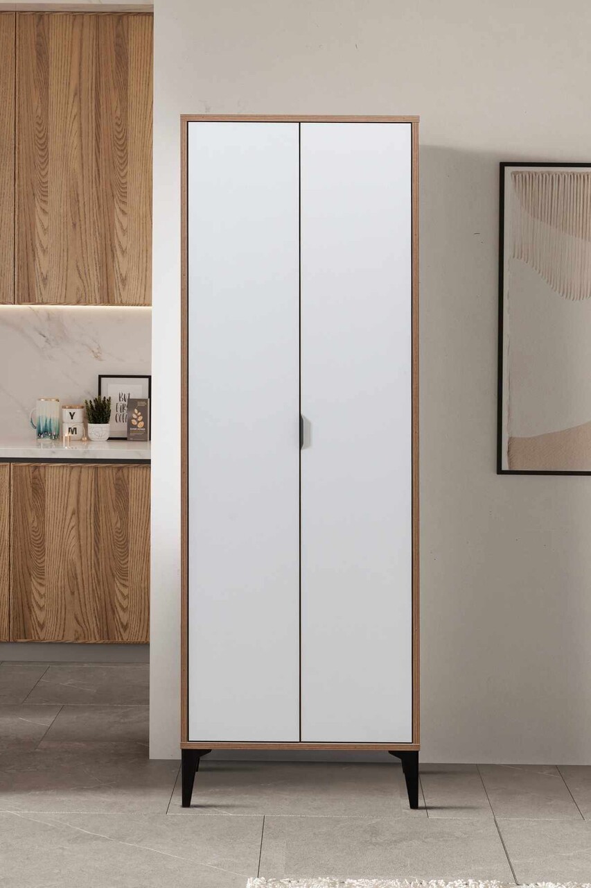 Dulap multifunctional, Hanah Home, Arden, 65x190x37 cm, Alb - imagine 2