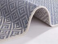 Covor reversibil Twin Supreme, Bougari, 120x170 cm, polipropilena, albastru/crem