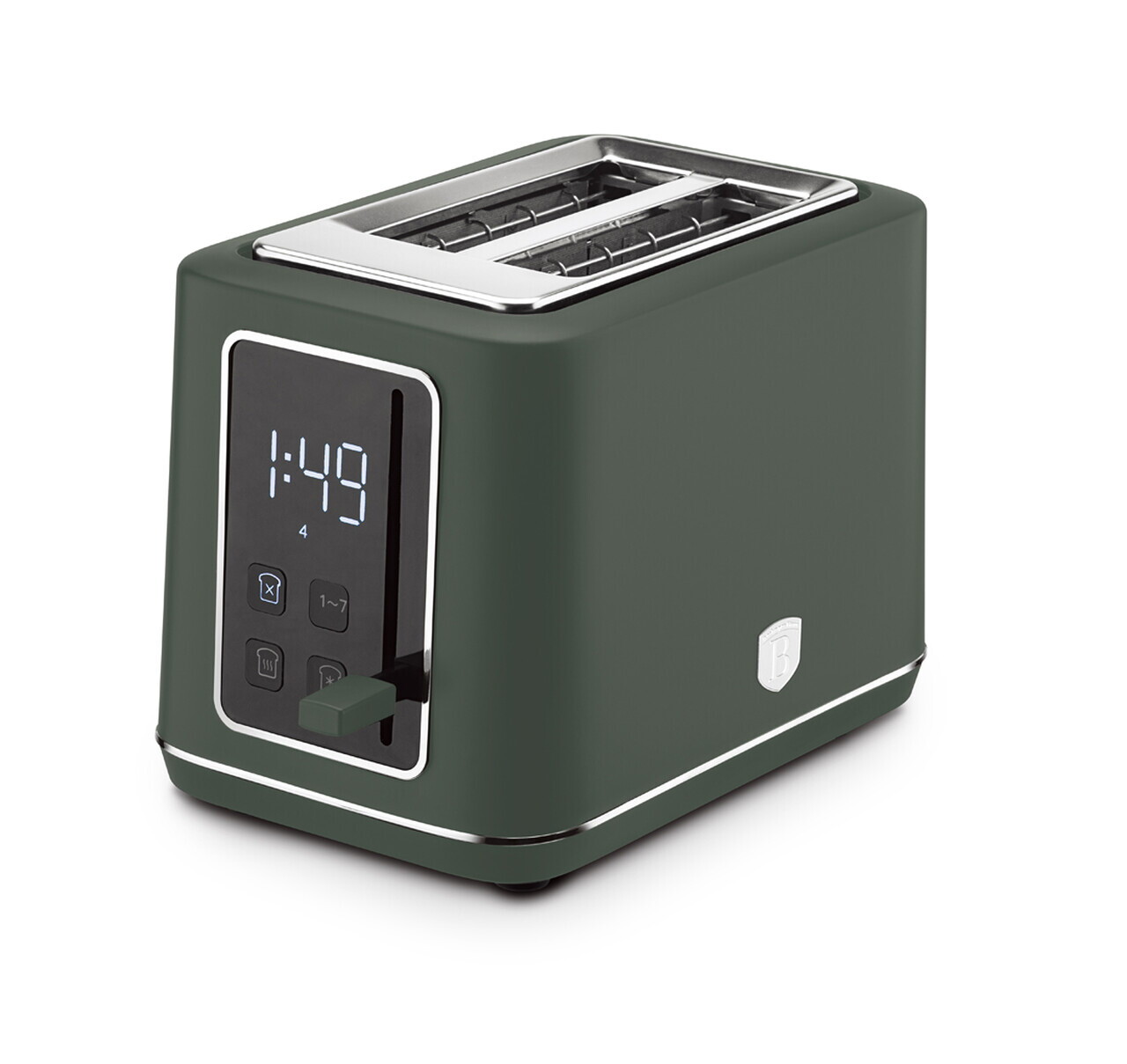 Prajitor de paine digital Berlinger Haus, Matte Green, 27.8x16.6x19.1 cm, inox, verde mat - imagine 7