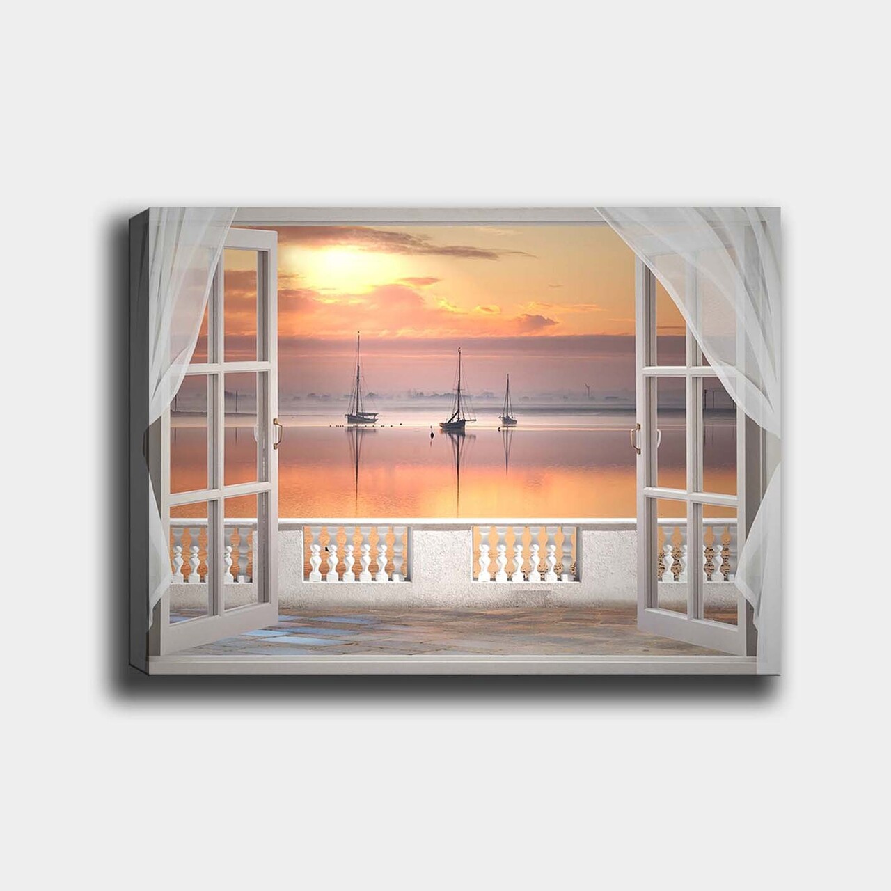 Tablou decorativ, 532113406_70100, Cadru: 100% LEMN (grosime: 3 cm), Multicolor - view 2