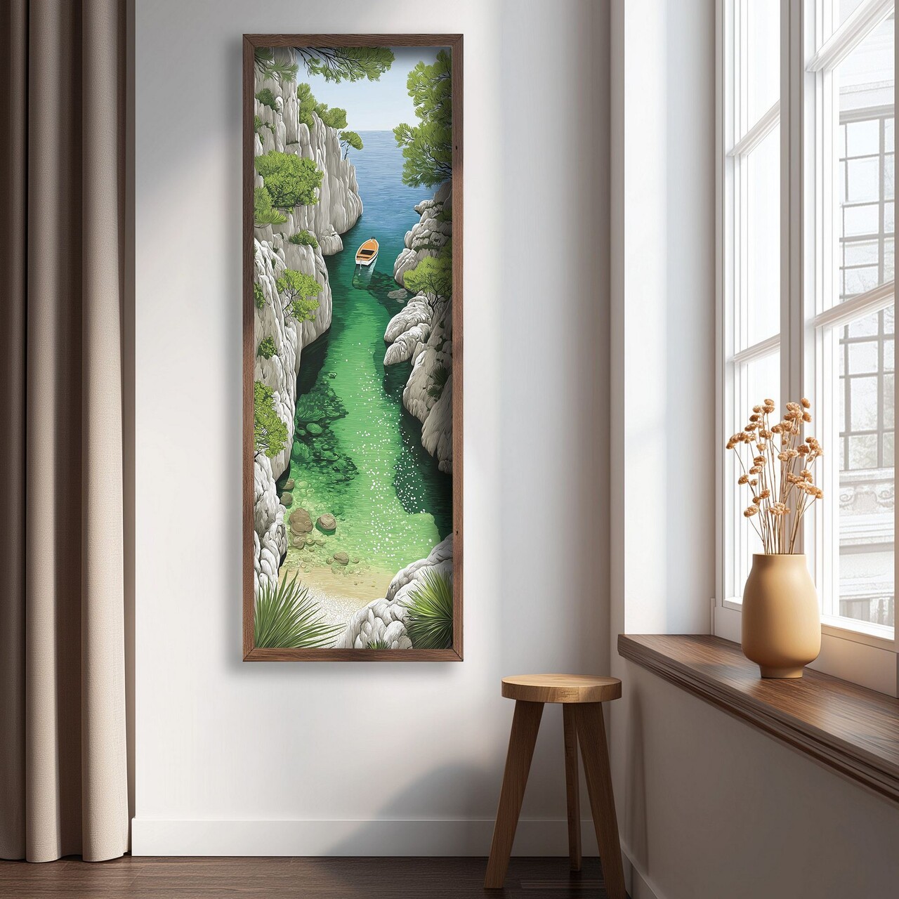Tablou decorativ LAC157-120 MDF Lemn masiv Multicolor