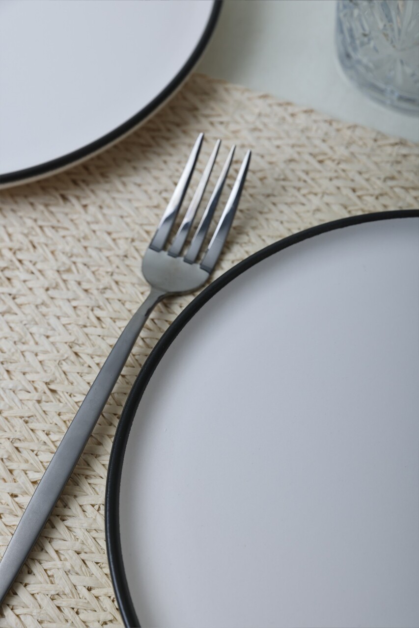 Set platouri servire desert, Hermia, 275KRM2521, Eco-Friendly, Alb mat - imagine 3