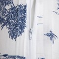 Lenjerie de pat dubla Lemai, Homla, 3 piese, 160x200 cm, bumbac, alb/albastru