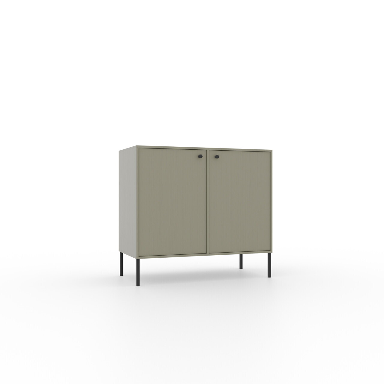 Comoda ADRK, Tili 2D, 83.6x40.8x73.9 cm, PAL laminat, verde eucalipt — imaginea 2