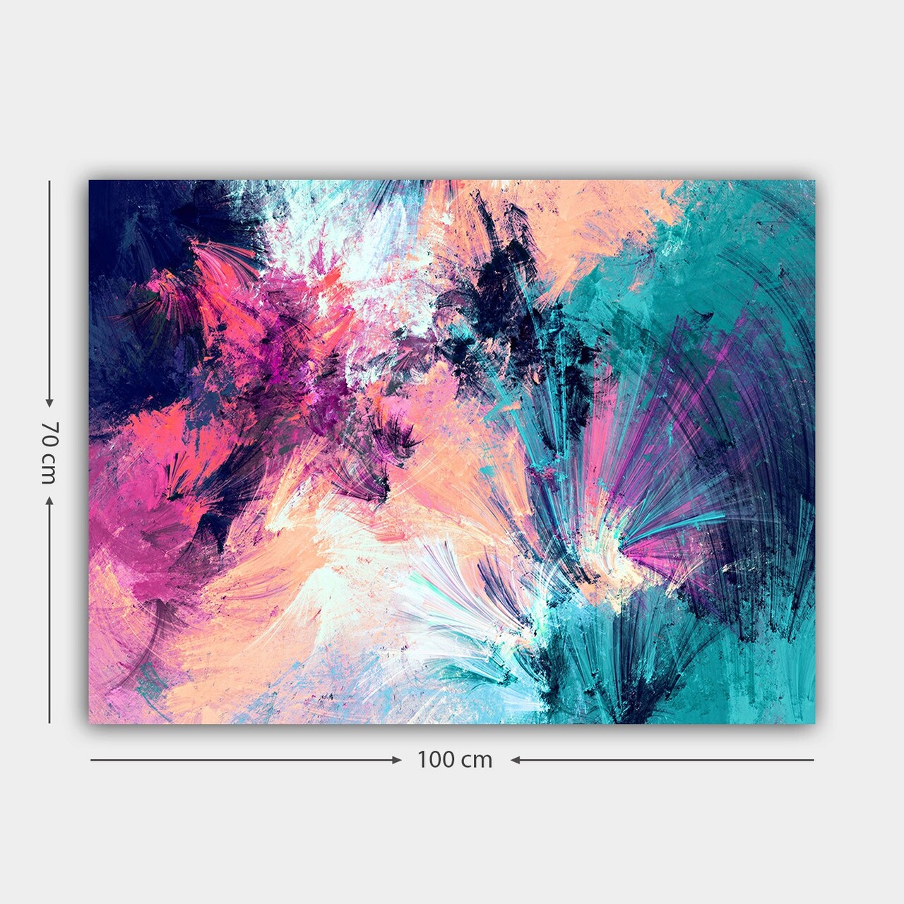 Tablou decorativ, 644687473_70100, Cadru: 100% LEMN (grosime: 3 cm), Multicolor - view 3