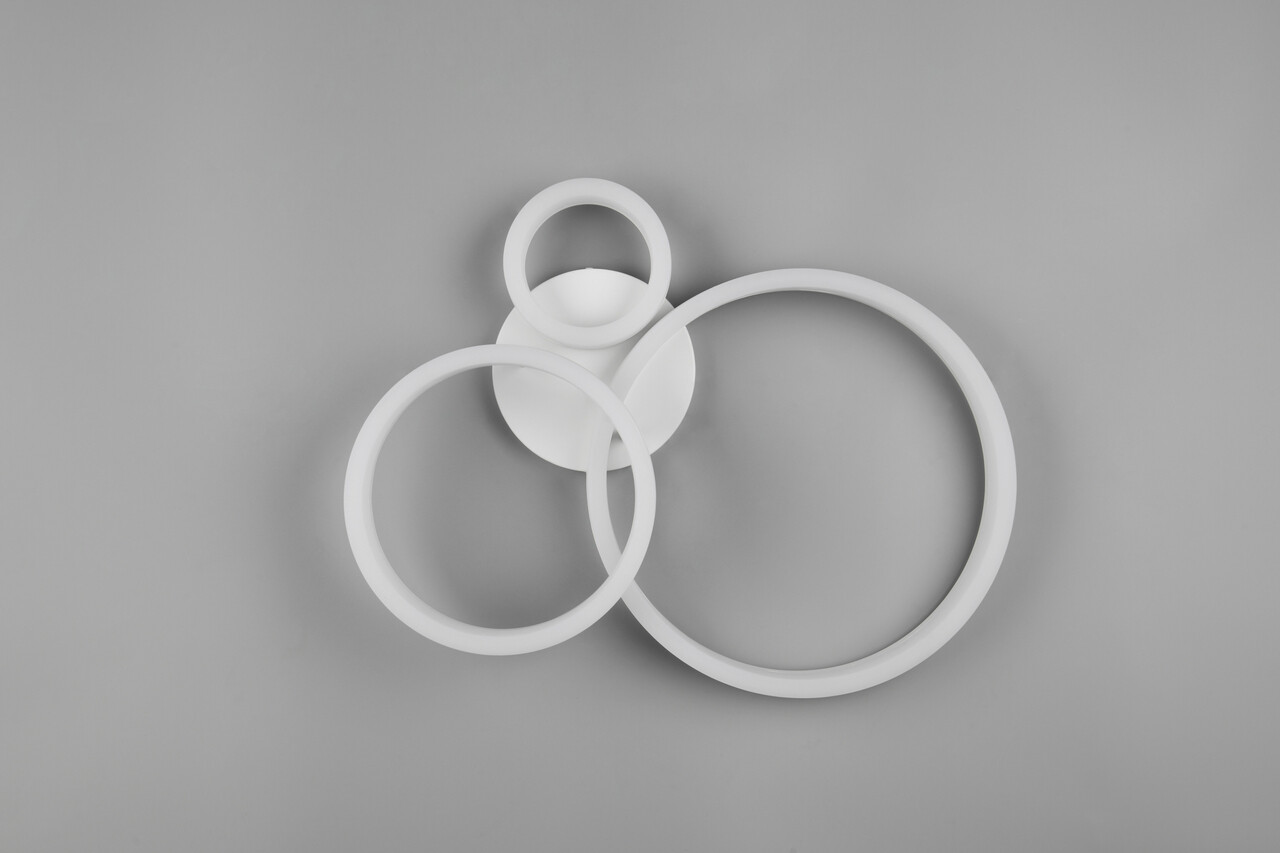 Plafoniera Scope, RL, 51x40.5x12.5 cm, 32W, 1x SMD, plastic, alb mat