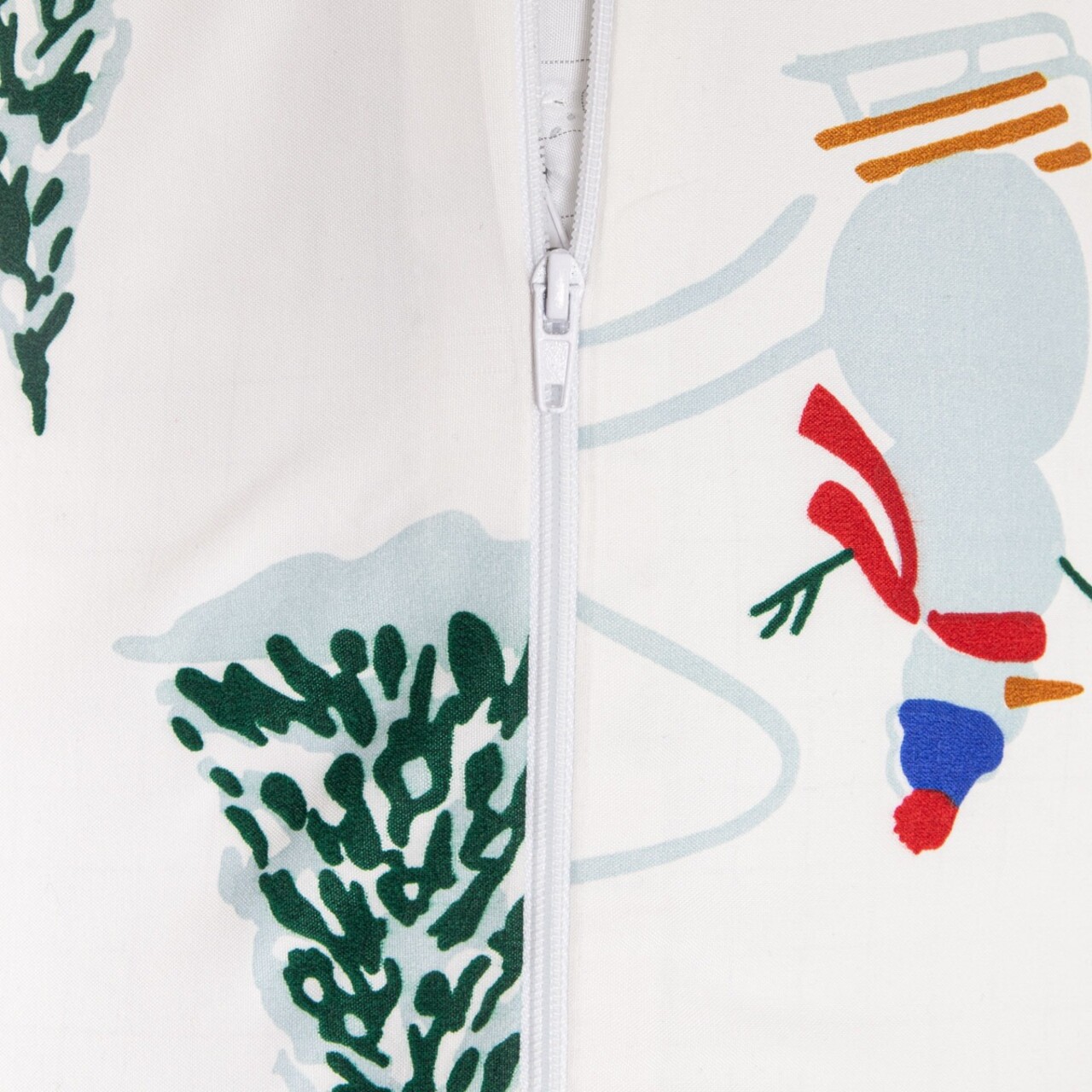 Lenjerie de pat King Size, Skiers, Homla, 3 piese, 200x220 cm, microfibra din poliester, multicolor