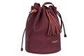 Geanta Beverly Hills Polo Club, 117, piele naturala, visiniu