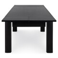 Masa dining extensibila, Chic, L.200/250/300 l.100 H.76, mdf/pal/furnir de mesteacan, wenge