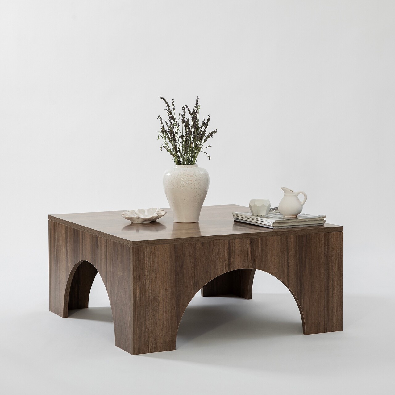 Masuta de cafea, Neostill, Collesium, 80x37x80 cm, PAL, Maro - 1 | YEO