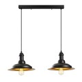 Lustra, Opviq, 892OPV1587, Fier, Negru