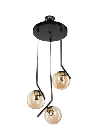 Lustra tela, mdl.3951, squid lighting, 30x30x90 cm, 20w, negru