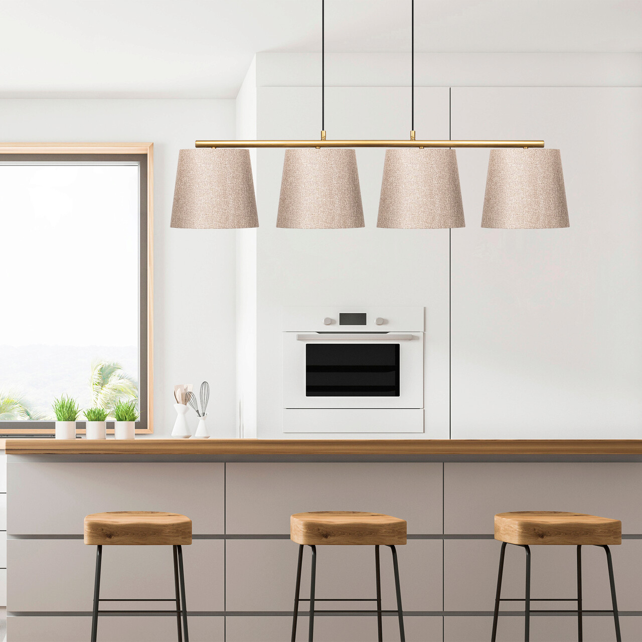 Lustra, Fulgor, 942FLG1149, Metal, Auriu - 1 | YEO