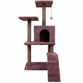 Casă pentru pisici, Paws & Whiskers, Arden, MATERIAL TEXTIL WELSOFT, Roz prafuit