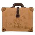 Pusculita, Suitcase, Creaciones Meng, 16x14.3 cm, ceramica, maro