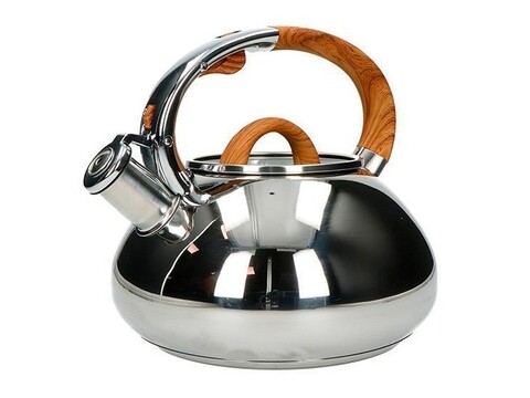 Ceainic, Wood Effect, Brandani, 2.5 L, inox