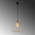 Lustra, Opviq, 892OPV1576, Metal, Cupru/Negru