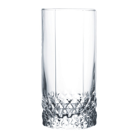 Set 6 pahare Delight Diamond, Domotti, 310 ml, sticla, transparent