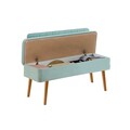 Bancă, Vella, Vina 0400, 110x82 cm, PAL, Pin Atlantic / Verde Fistic