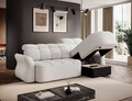 Coltar extensibil dreapta 3 locuri ELTAP, Beneth, 301x185x115 cm, lemn/poliester, alb