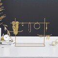 Suport pentru bijuterii, TK-007, 31x29x13 cm, Metal, Auriu