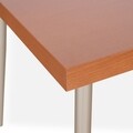 Masa dining, Praga, 130 x 80 x 75 cm, MDF/metal, cires