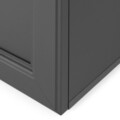 Comoda TV cu 2 usi si 1 sertar, Capri, L.120 l.38 H.45, pal/mdf, gri/natur