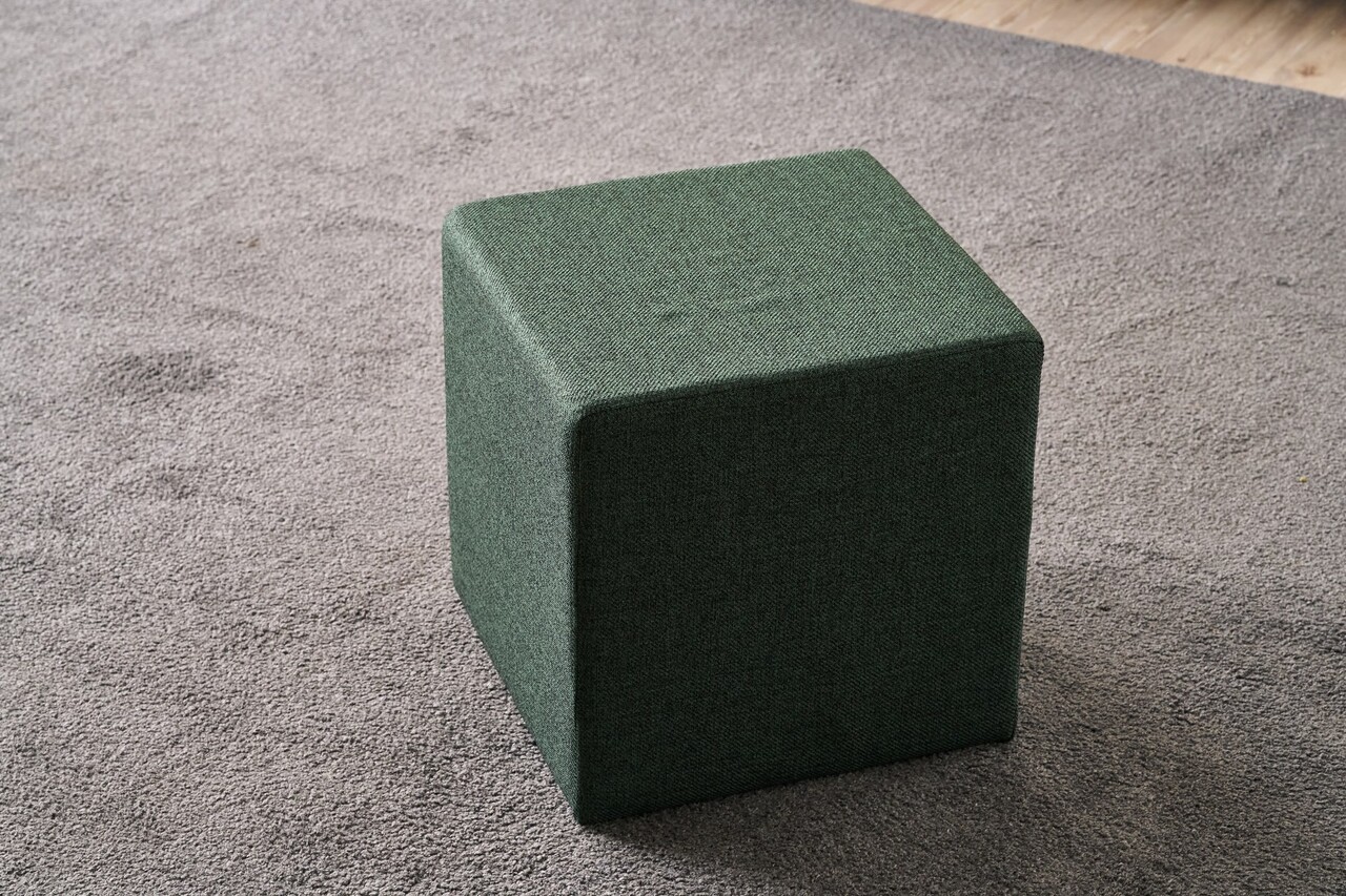Taburet, Atelier del Sofa, 825BLC5103, Lemn, Verde - view 2