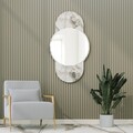 Oglinda decorativa, Neostill, Time, 60x106 cm, MDF , Marmura