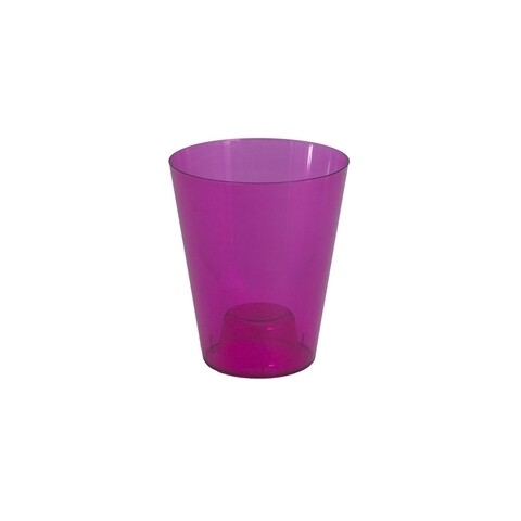 Ghiveci orhidee Vulcano 13 cm, mov transparent