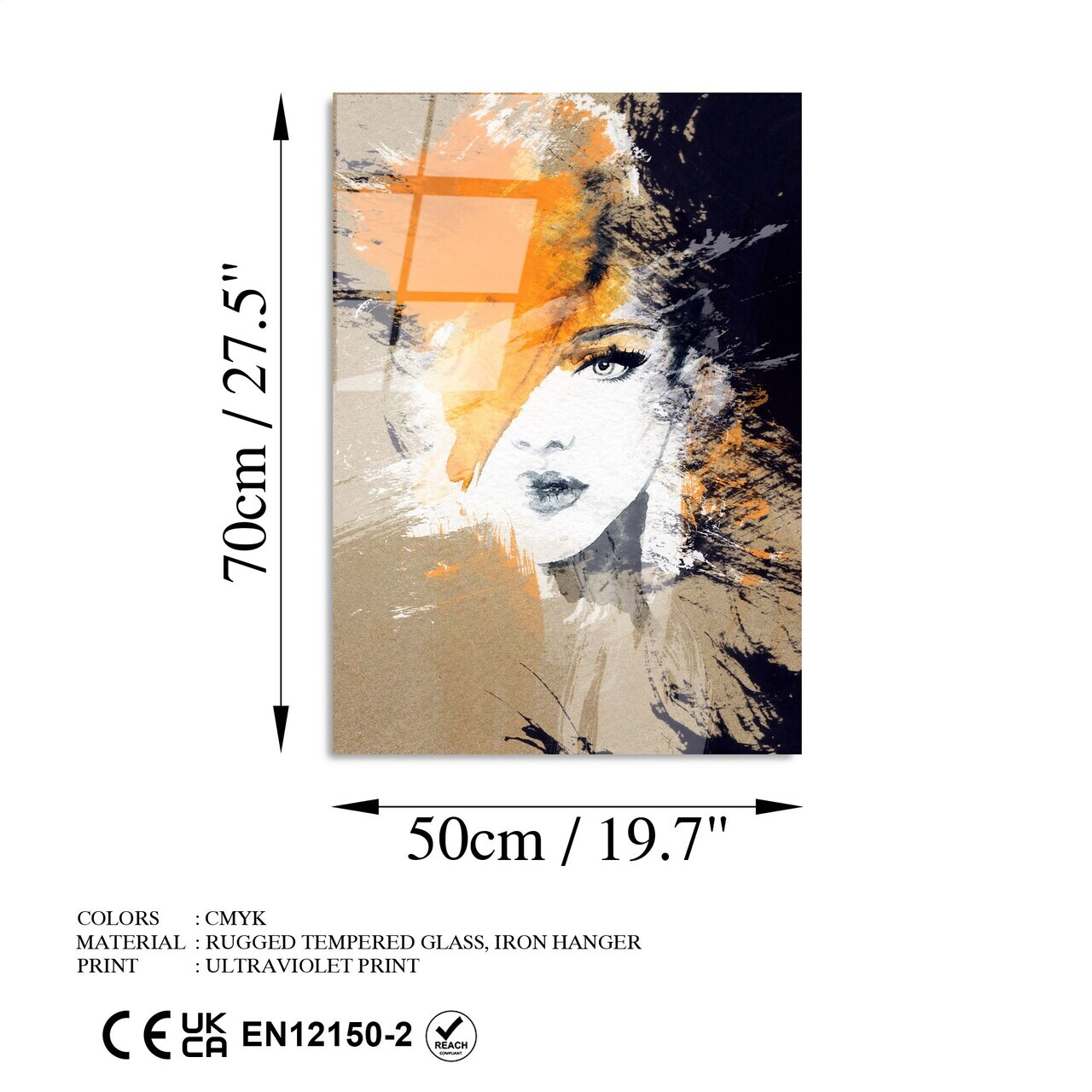 Tablou decorativ, UV-293 50 x 70, 50 x 70 cm, Multicolor — imaginea 8