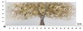 Tablou decorativ Super Tree -A, Mauro Ferretti, 180x60 cm, canvas pictat manual
