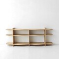Consola, Hanah Home, Flusso, 170x65x30 cm, PAL, Maro