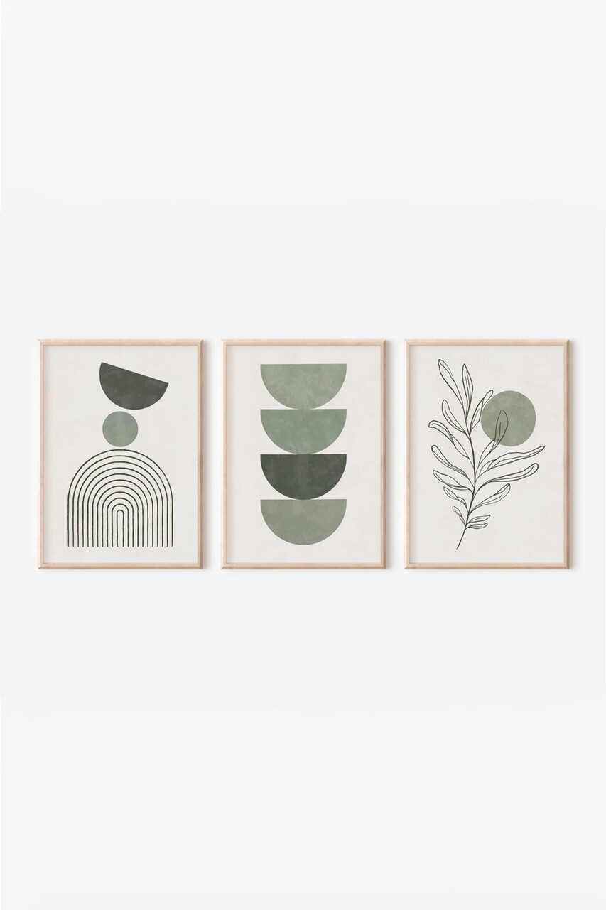 Set 3 tablouri decorative, 3Dartsohoset55, MDF, Multicolor - view 2