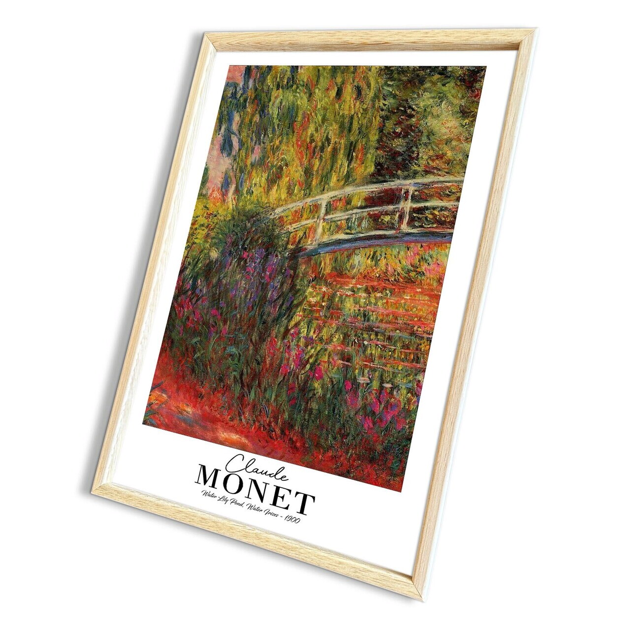 Tablou decorativ, 4262AHSMONET-017, Lemn masiv, Fundal: 100% MDF (Grosime: 2,7 mm), Multicolor - view 4