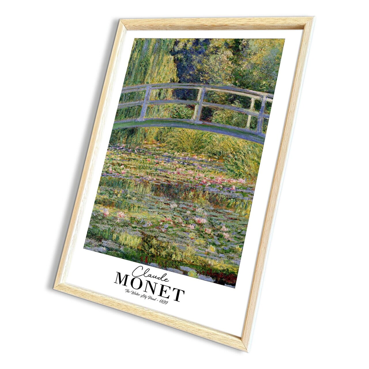 Tablou decorativ, 4262AHSMONET-018, Lemn masiv, Fundal: 100% MDF (Grosime: 2,7 mm), Multicolor - view 4